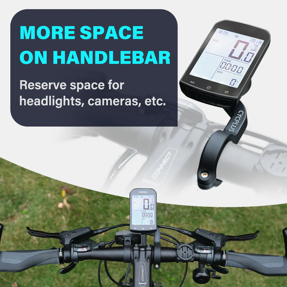 CYCPLUS Bike Computer M1 + Front Mount Z1 + C3 Bike Speed & Cadence Sensor - Image 3