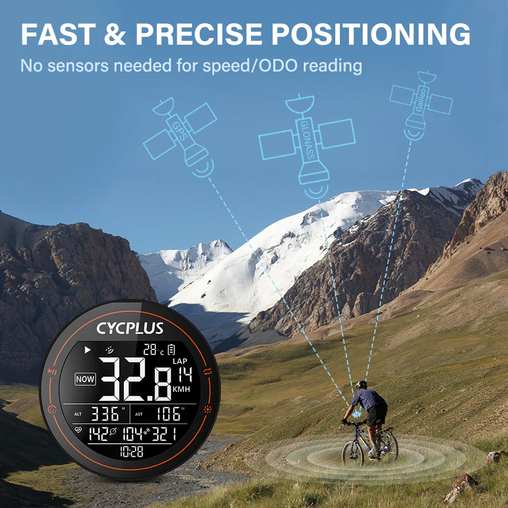 CYCPLUS M2 BIKE GPS COMPUTER + Front Mount Z1 - Image 7